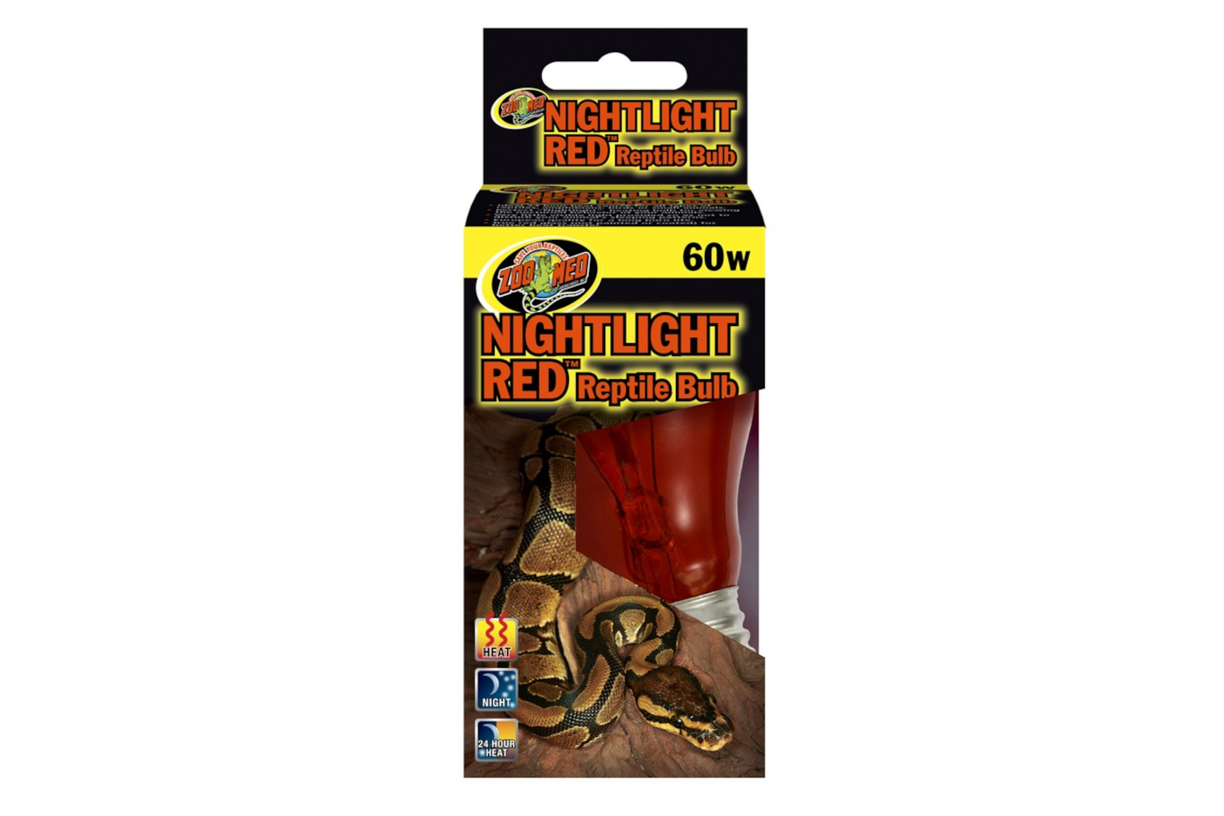 Zoomed Nightlight Red Reptile Bulb, Nachtwärmelampe, in 60 und 100 W